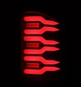 AlphaRex 07-14 Chevrolet Silverado 1500/2500HD/3500HD Luxx-Series LED Tail Lights Blk w/Smoked Lens thumbnail 6