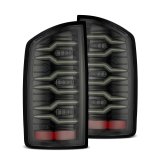 AlphaRex 07-08 Dodge Ram1500/07-09 Dodge Ram 2500+3500 Luxx-Series LED Tail Lights(Pair) Alpha Black thumbnail 1