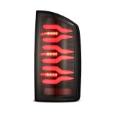 AlphaRex 07-08 Dodge Ram1500/07-09 Dodge Ram 2500+3500 Luxx-Series LED Tail Lights(Pair) Alpha Black thumbnail 3