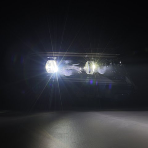AlphaRex 15-23 Dodge Charger LUXX LED Proj Headlights Alpha-Black w/Actv Light & Seq.Sig / SB DRL thumbnail 4
