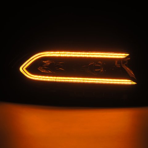 AlphaRex 15-23 Dodge Charger LUXX LED Proj Headlights Alpha-Black w/Actv Light & Seq.Sig / SB DRL thumbnail 5