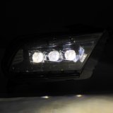 AlphaRex 13-14 Ford Mustang NOVA LED Proj Headlights Alpha-Blk w/Actv Light & Seq.Sig / SB DRL thumbnail 4