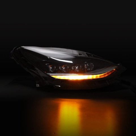 AlphaRex 17-22 Tesla Model 3/20-23 Model Y NOVA-Series LED Proj Headlights Blk w/Actv Lgt & Seq.Sig thumbnail 3