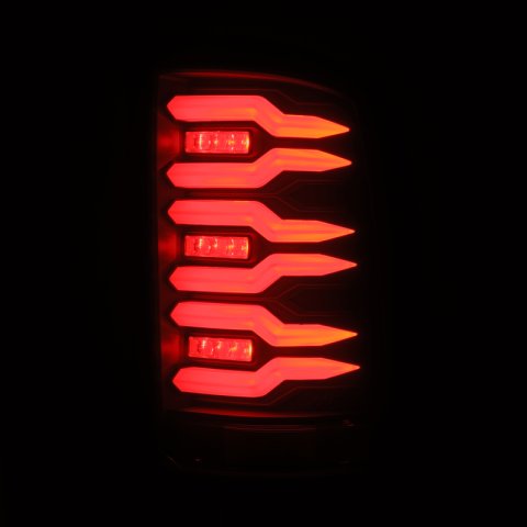 AlphaRex 07-13 GMC Sierra 1500/07-14 2500/3500HD (No Classic/Dually) Luxx-Series LED Tail Lights Blk thumbnail 5