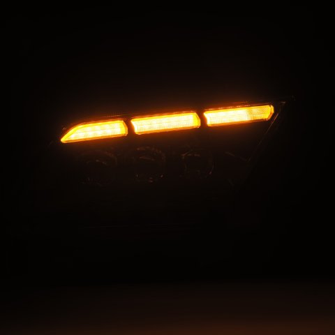 AlphaRex 13-14 Ford Mustang NOVA-Series LED Projector Headlights Blk w/Activ Lght & Seq.Sig / SB DRL thumbnail 3