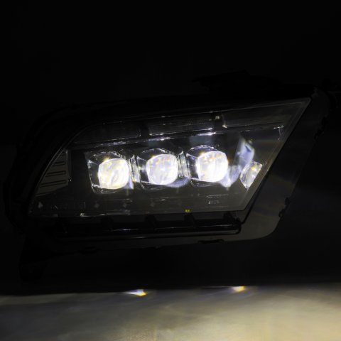 AlphaRex 13-14 Ford Mustang NOVA-Series LED Projector Headlights Blk w/Activ Lght & Seq.Sig / SB DRL thumbnail 4