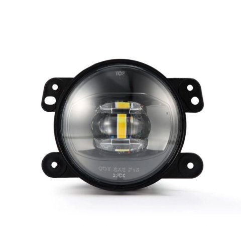 AlphaRex Universal Chrysler/Dodge/Hummer/Jeep DoubleTap Dual Color LED Proj Fog Lights - White/Amber thumbnail 4