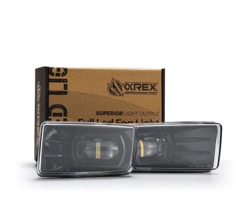 AlphaRex 07-13 Chevrolet Silverado/04-17 Tahoe DoubleTap Dual Color LED Proj Fog Lights - Wt/Ambr thumbnail 1