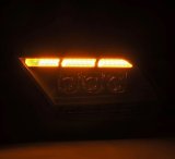 AlphaRex 10-12 Ford Mustang NOVA-Series LED Projector Headlights Blk w/Activ Light & Seq.Sig /SB DRL thumbnail 2