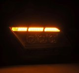 AlphaRex 10-12 Ford Mustang NOVA-Series LED Proj. Headlights Alpha-Blk w/Activ Lght & Seq.Sig SB DBL thumbnail 2