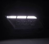 AlphaRex 10-12 Ford Mustang NOVA-Series LED Proj. Headlights Alpha-Blk w/Activ Lght & Seq.Sig SB DBL thumbnail 4