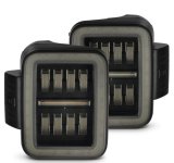 AlphaRex 19-24 Jeep Gladiator JT Nova-Series Prismatic LED Tail Lights - Alpha-Black thumbnail 1