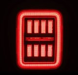 AlphaRex 19-24 Jeep Gladiator JT Nova-Series Prismatic LED Tail Lights - Alpha-Black thumbnail 2