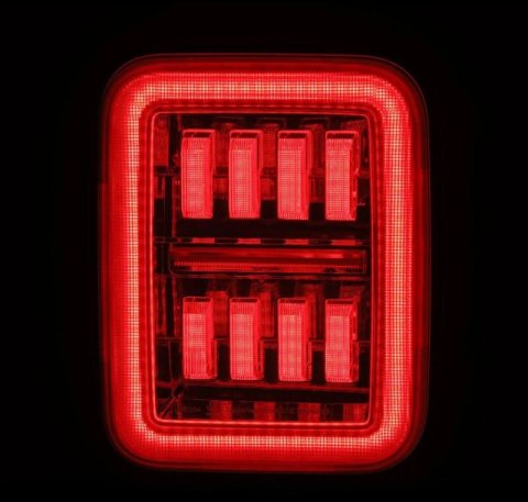 AlphaRex 19-24 Jeep Gladiator JT Nova-Series Prismatic LED Tail Lights - Chrome thumbnail 3
