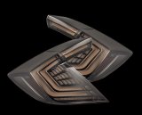 AlphaRex 16-21 Honda Civic Hatchback / Type-R FK8 Nova-Series LED Tail Lights - Black Smoke thumbnail 1
