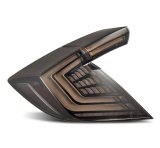 AlphaRex 16-21 Honda Civic Hatchback / Type-R FK8 Nova-Series LED Tail Lights - Black Smoke thumbnail 3