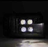 AlphaRex 92-96 Ford F-Series/Bronco NOVA-Series LED Proj Headlight Alpha-Bk w/Actv Light SS & SBDRL thumbnail 3