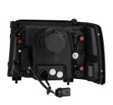 AlphaRex 92-96 Ford F-Series/Bronco NOVA-Series LED Proj Headlight Alpha-Bk w/Actv Light SS & SBDRL thumbnail 4