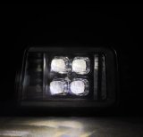 AlphaRex 92-96 Ford F-Series/Bronco NOVA-Series LED Proj Headlight Bk w/Actv Light SeqSig & SBDRL thumbnail 3