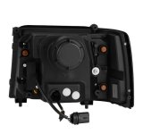 AlphaRex 92-96 Ford F-Series/Bronco NOVA-Series LED Proj Headlight Bk w/Actv Light SeqSig & SBDRL thumbnail 4
