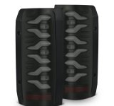 AlphaRex 87-96 Ford Bronco/F-150 Luxx-Series LED Tail Lights - Black thumbnail 1