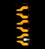 AlphaRex 87-96 Ford Bronco/F-150 Luxx-Series LED Tail Lights - Black thumbnail 5