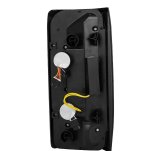 AlphaRex 87-96 Ford Bronco/F-150 Luxx-Series LED Tail Lights - Black Red thumbnail 2