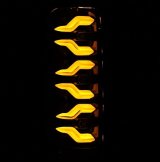 AlphaRex 87-96 Ford Bronco/F-150 Luxx-Series LED Tail Lights - Black Red thumbnail 3