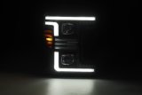 AlphaRex 17-19 Ford F-250/350/450/550 Super Duty PRO-Series Proj Headlights Black w/SeqSig & DRL thumbnail 7