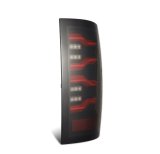 AlphaRex 09-18 Dodge RAM LUXX-Series LED Taillights Black Red w/Actv Light & SS thumbnail 2