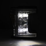 AlphaRex 17-19 Ford F-250/350/450/550 Super Duty NOVA-Series LED Proj Headlights Chrome w/SS & SBDRL thumbnail 2