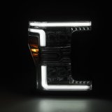 AlphaRex 17-19 Ford F-250/350/450/550 Super Duty NOVA-Series LED Proj Headlights Chrome w/SS & SBDRL thumbnail 4