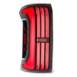 AlphaRex 24-25 Toyota Tacoma NOVA-Series LED Prismatic Tail Lights - Black Red thumbnail 3