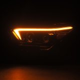 AlphaRex 23-24 Toyota Tacoma LUXX-Series LED Proj Headlights Alpha Blk w/Actv Light & Seq. Sig + DRL thumbnail 2