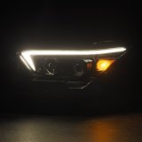 AlphaRex 23-24 Toyota Tacoma LUXX-Series LED Proj Headlights Alpha Blk w/Actv Light & Seq. Sig + DRL thumbnail 7