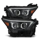 AlphaRex 23-24 Toyota Tacoma LUXX-Series LED Proj Headlights Blk w/Actv Light & Seq. Sig + DRL thumbnail 1