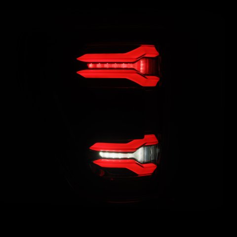 AlphaRex 21-23 Ford F-150 LUXX LED Taillights - Black w/ BLIS thumbnail 1