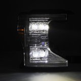 AlphaRex 20-22 Ford F-250/350/450/550 SD NOVA-Series LED Proj Headlights Chrome w/SS & SBDRL thumbnail 4