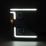 AlphaRex 20-22 Ford F150 Pro-Series Projector Headlights Black w/ Activation Light / Seq. Sig. / DRL thumbnail 5