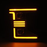 AlphaRex 20-22 Ford F150 Pro-Series Projector Headlights Black w/ Activation Light / Seq. Sig. / DRL thumbnail 7