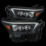 AlphaRex 2023+ Toyota Tacoma NOVA-Series LED Proj Headlights Black w/Actv Light & Seq. Sig + DRL thumbnail 1