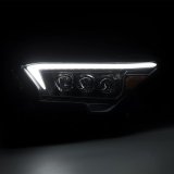 AlphaRex 2023+ Toyota Tacoma NOVA-Series LED Proj Headlights Black w/Actv Light & Seq. Sig + DRL thumbnail 3