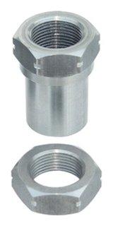 RockJock Threaded Bung With Jam Nut 1 1/4in-12 LH Thread Set thumbnail 1