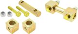 RockJock TJ/LJ/XJ/MJ Shock Bar Pin Eliminator Kit Front Pair thumbnail 1