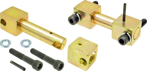 RockJock TJ/LJ Shock Bar Pin Eliminator Kit Rear Pair thumbnail 1