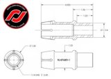 RockJock RockNut Kit Nut and Bung 1in RH Thread thumbnail 3