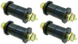 RockJock YJ Leaf Spring Main Eye Bushing Kit w/ Urethane Bushings Greasable Hardware Set of 4 thumbnail 1