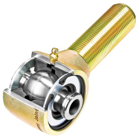 RockJock Johnny Joint Rod End 2 1/2in Forged 2.365in X .484in Ball 1 1/4in-12 RH Thread Shank thumbnail 3