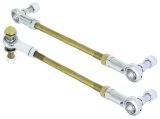 RockJock JL/JT Front Adjustable Sway Bar End Link Kit 10 1/2in Long Rods w/ Heims thumbnail 1