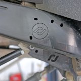 RockJock JL/JT Frame Rail Plugs Frame Behind Front Axle Centerline CNC Machined Black Delrin thumbnail 3